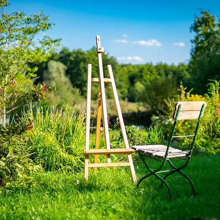 度假居 Walnussnest - Tiny House Im Gruenen Babelin